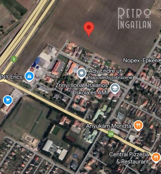 MAĎARSKO - ENCS STAVEBNÝ POZEMOK  1.000 M2, VŠETKY IS.