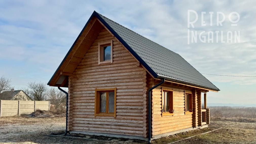 NOVÁ CENA - MAĎARSKO - NOVAJIDRÁNY POSCHODOVÁ ZRUBOVÁ CHATA - NOVOSTAVBA.