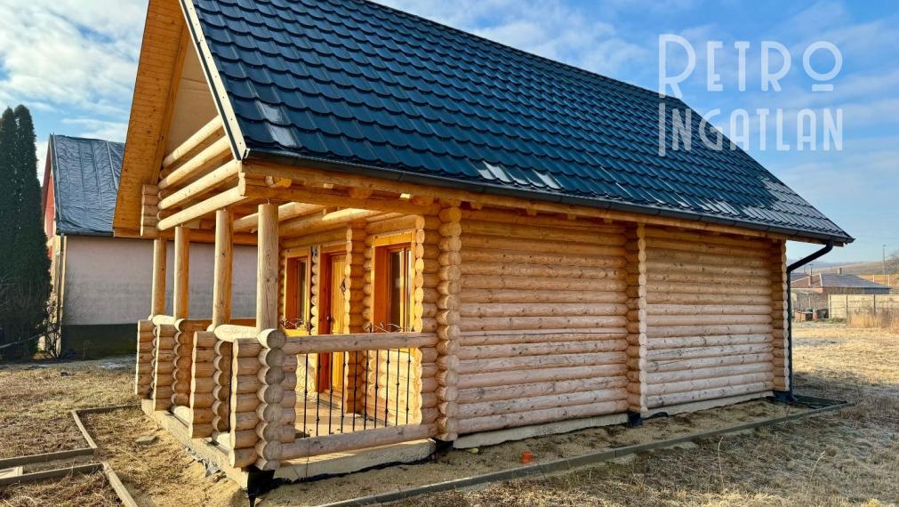 NOVÁ CENA - MAĎARSKO - NOVAJIDRÁNY POSCHODOVÁ ZRUBOVÁ CHATA - NOVOSTAVBA.