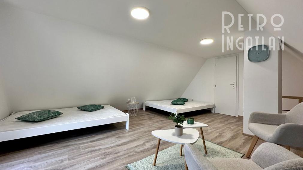 MAĎARSKO - JAZERO RAKACA - KOMPLETNE ZARIADENÁ MUROVANÁ POSCHODOVÁ CHATA PRI JAZERE S TERASOU.