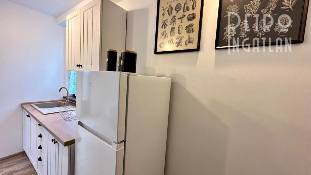 MAĎARSKO - JAZERO RAKACA - KOMPLETNE ZARIADENÁ MUROVANÁ POSCHODOVÁ CHATA PRI JAZERE S TERASOU.