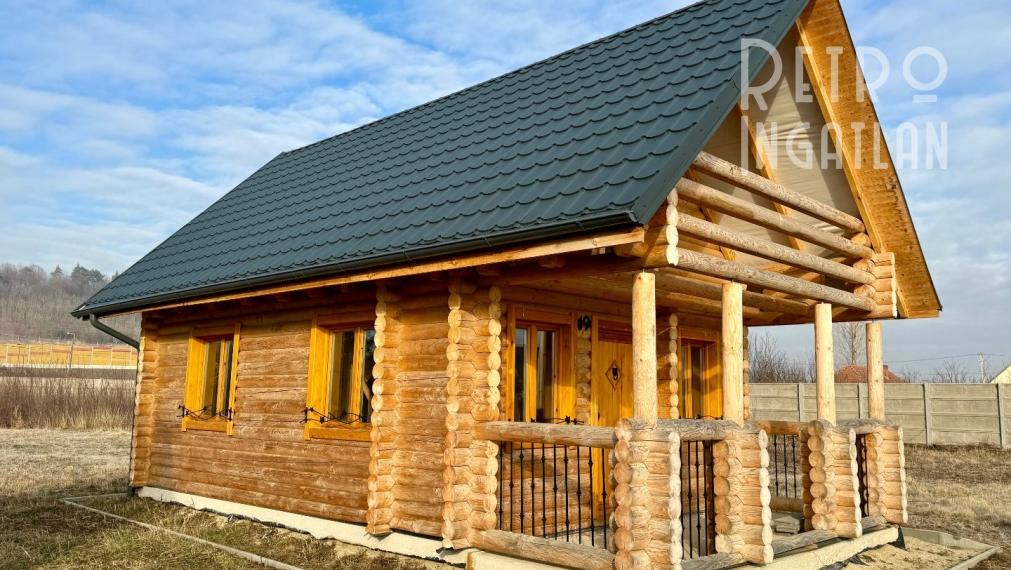 NOVÁ CENA - MAĎARSKO - NOVAJIDRÁNY POSCHODOVÁ ZRUBOVÁ CHATA - NOVOSTAVBA.