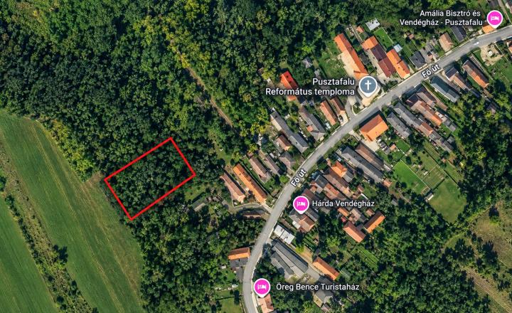 MAĎARSKO -  PUSZTAFALU NA PREDAJ STAVEBNÝ POZEMOK 2 300 m²  - fotografia 2